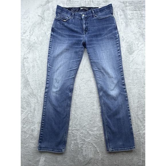Levi's Denim - Levis 525 Perfect Waist Straight 31 X 32 Women's Jeans 12M Blue Cotton Stretch
